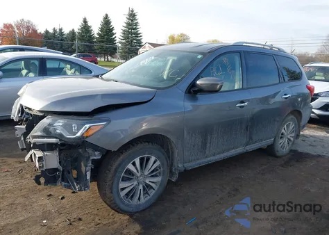 2018 Nissan Pathfinder S из США, поврежденный, VIN 5N1DR2MM7JC626401